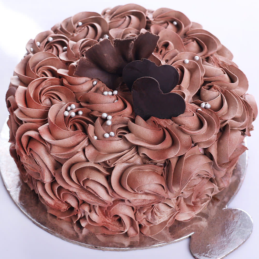 Purchase the gorgeous Chocolaty Rose Cake | Pozo Delight